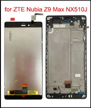 ЖК дисплей 5 дюйма для ZTE Nubia Z9 Max NX510J NX512J NX518J с сенсорным экраном и дигитайзером