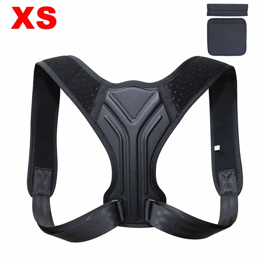 

Back Posture Corrector Upper Back Spine Supporter Straightener Adjustable Back Straightener Support Belt for Adults Kids