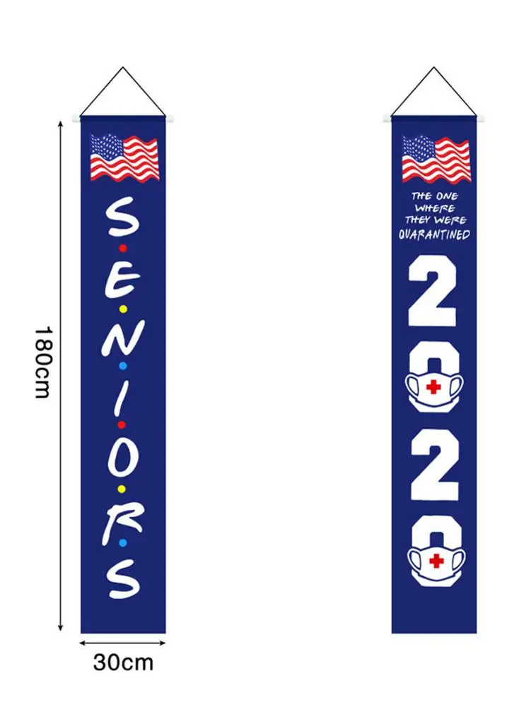 

Graduation Party Decorations Hanging Flags Banners Polyester Oxford Door Banners Signs For Graduation Party Decoration