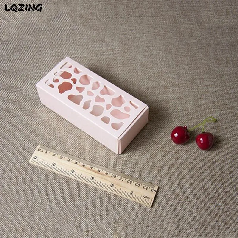 

Baking biscuits/chocolates paper boxes for packaging,drawer style macaron box hollow window cardboard box wedding party favors