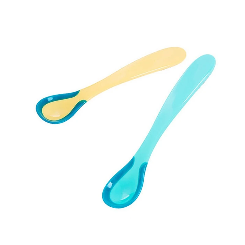 2 шт детский термо цвет ed совок набор безопасный меняющий термостул детское