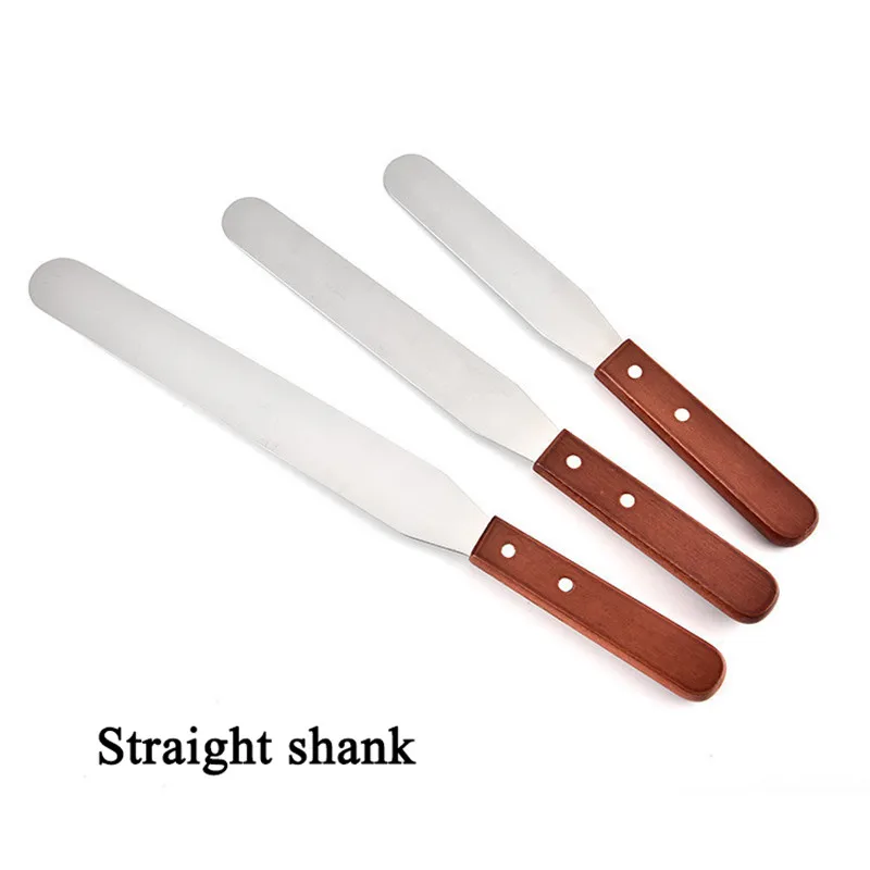 3 шт./компл. 6/8/10 дюймов Нержавеющая сталь лопатка для торта соблазнительный крем