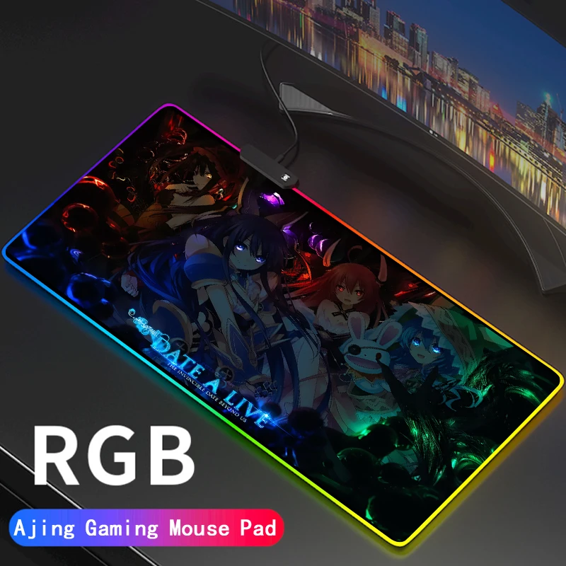 

Обувь в стиле аниме «Рандеву с жизнью Gaming Keyboard RGB Мышь большой коврик для мыши Скорость Игры Геймер светодиодный Мышь мягкий коврик для ноут...