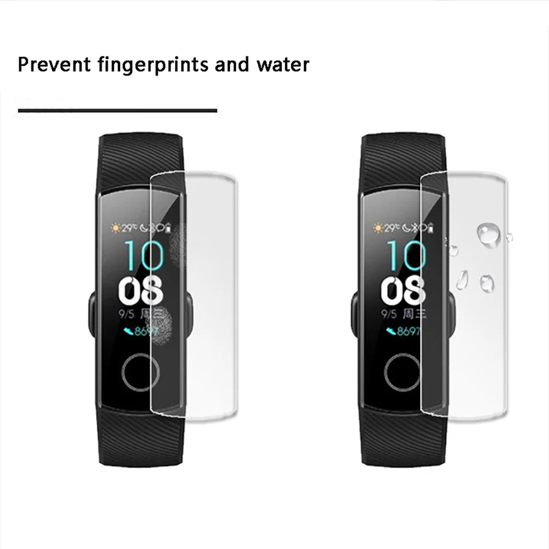 3/6/12 шт./лот Защитная пленка для huawei Honor Band 4 5 Мягкие TPU Ультра Прозрачный Экран Band4