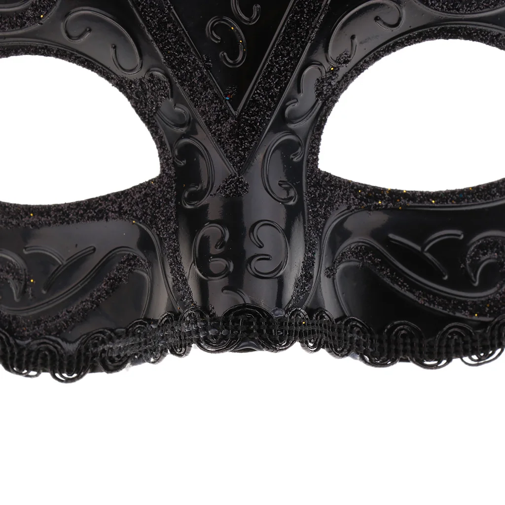 

1PCS Sexy Ladies Masquerade Ball Mask Venetian Party Eye Mask Lace Up New Black Carnival Fancy Dress Costume Sexy Party Decor