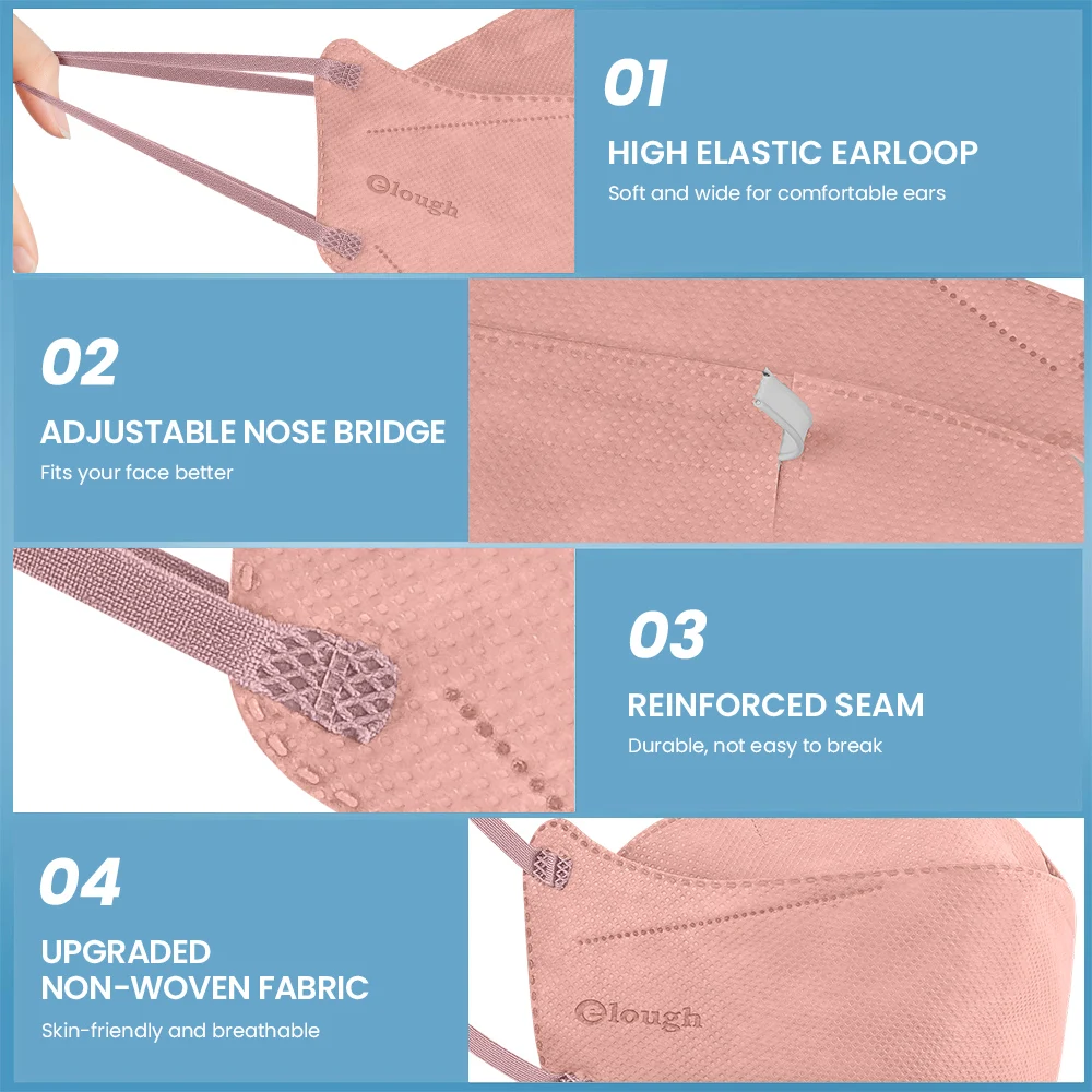 Маска для взрослых KN95 mascarillas fpp2 homologadas маска лица дизайнерская 4-слойная с