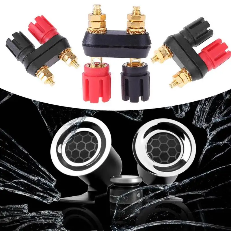 1 шт. вилка типа &quotбанан&quot красный черный пара терминалов разъем усилителя