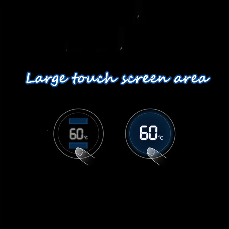 500 мл Smart Touch Экран термос кружка Нержавеющая сталь смарт-чайник ЖК-дисплей
