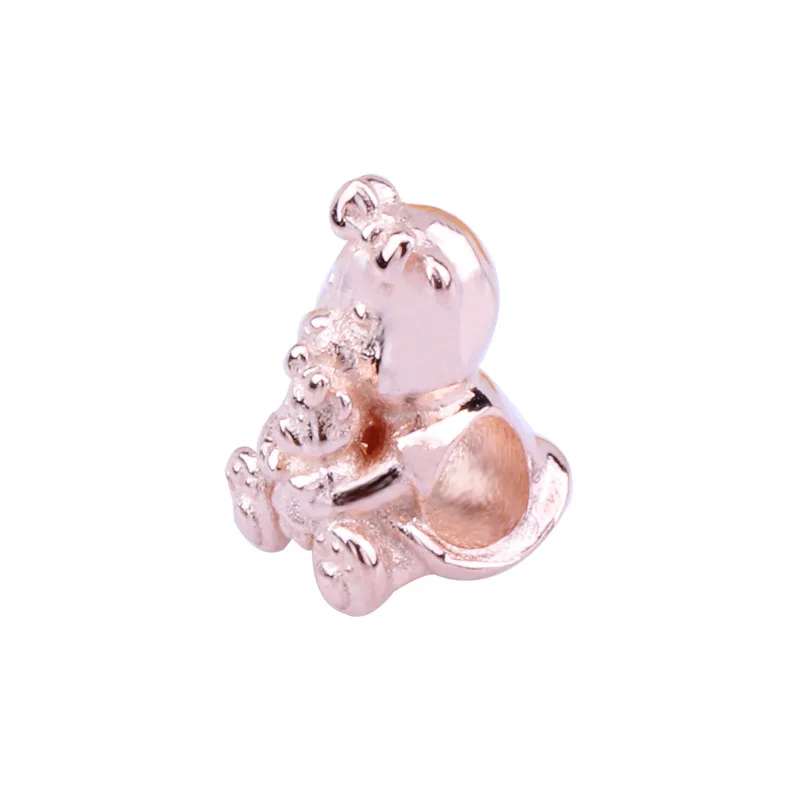 

Claudia Genuine 925 sterling silver Dora the Bear charms fit original bracelet DIY Jewelry