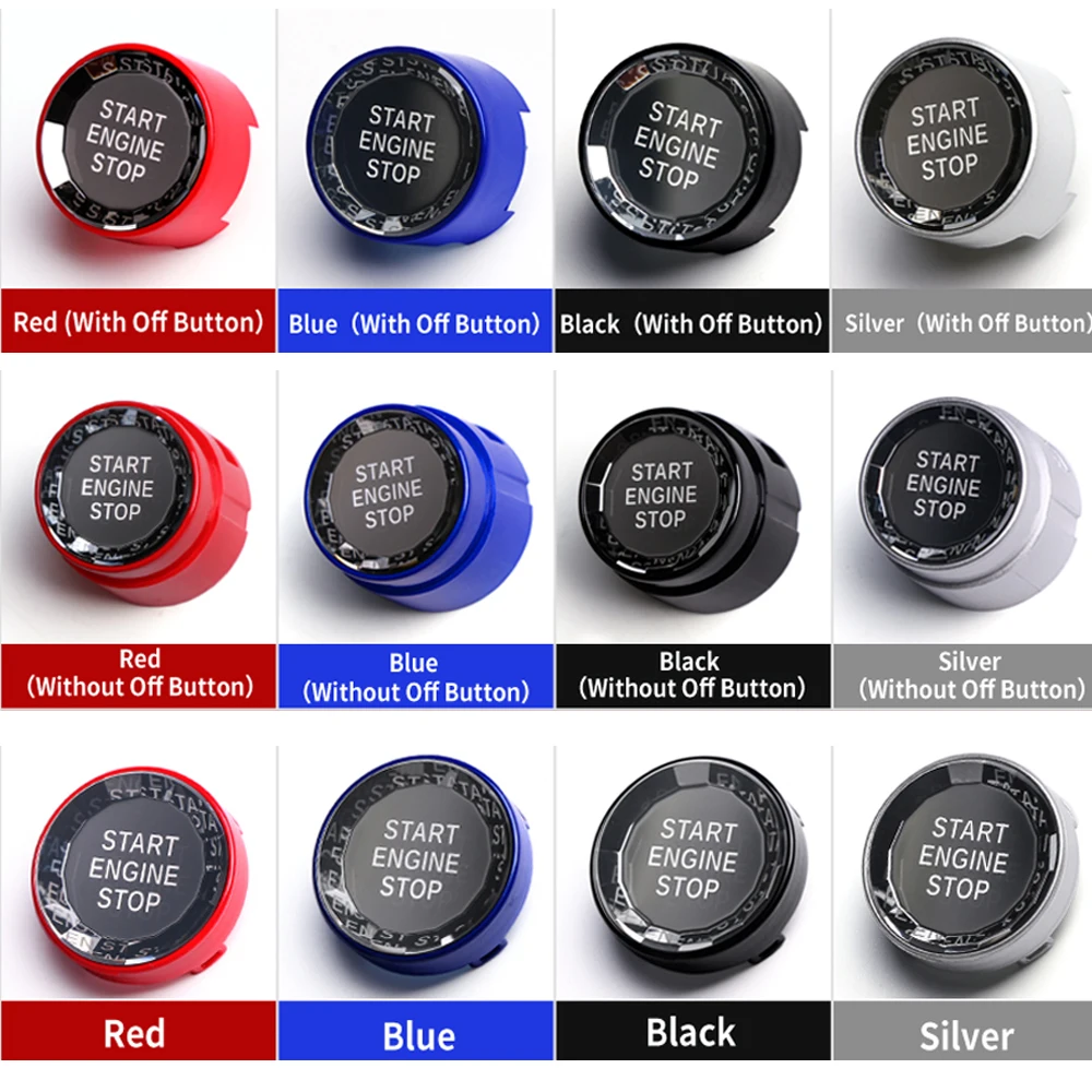 Хрустальный автомобильный Стайлинг переключатель старта и остановки двигателя