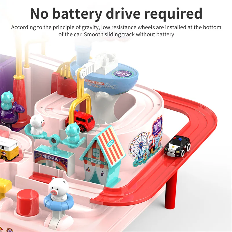 Детская Модель гоночного автомобиля обучающие игрушки для гонок динозавр