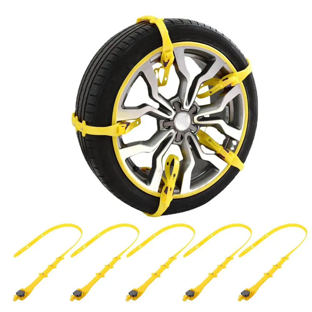 

10Pcs Car Winter Tire Wheels Snow Chains Snow Tire Anti-skid Chains Wheel Tyre Cable Belt Winter Outdoor Emergency Chain