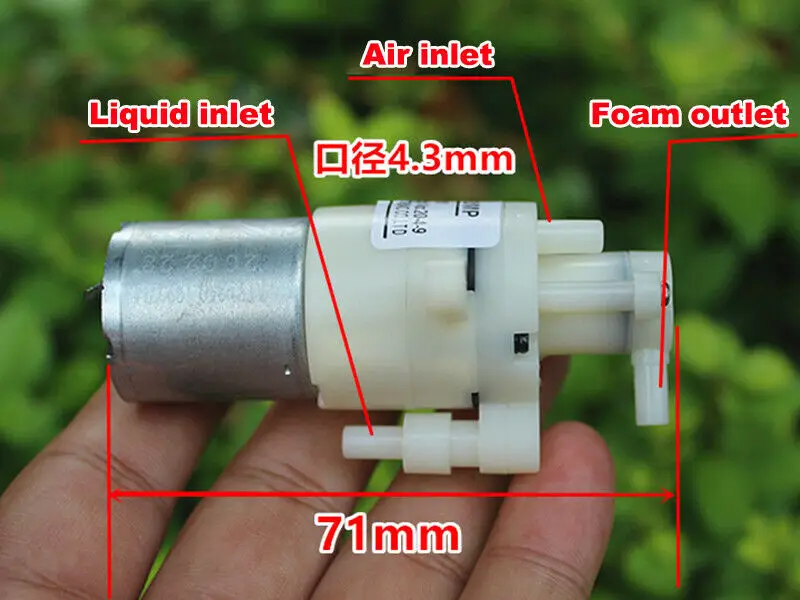 Micro мини насос для жидкости пенопластовый DC 3V 5V 6V Водяной DIY Автоматическая