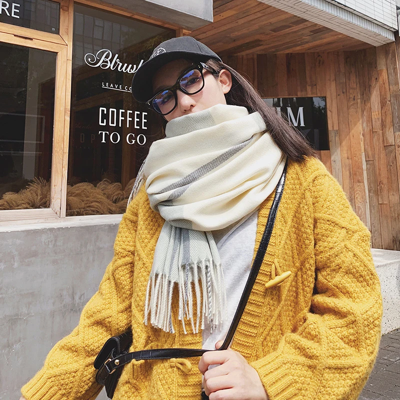 Новинка модный Удобный шарф двойного назначения осенне-зимний удобный