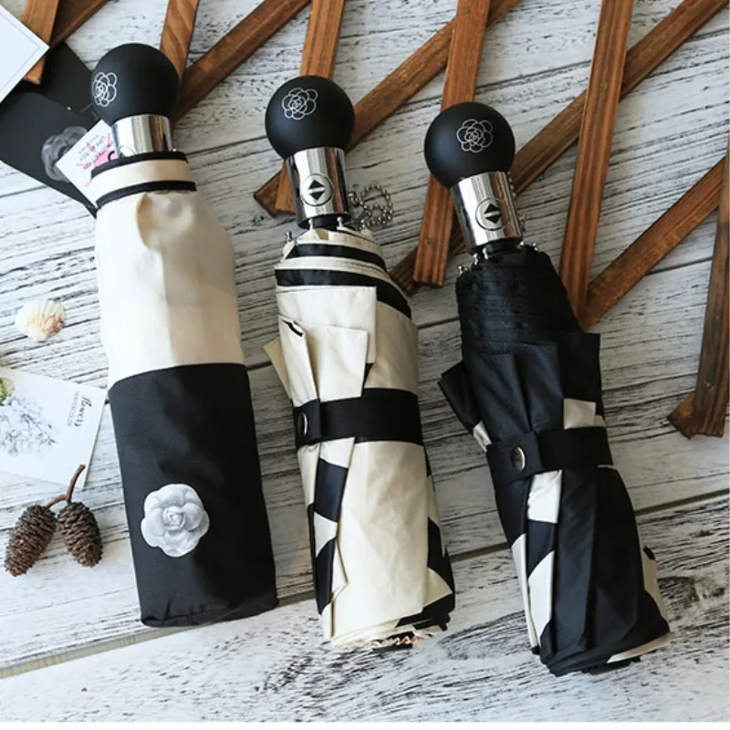 Мини Карманный Зонт женский Автоматический от дождя для женщин мужчин