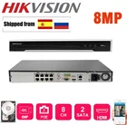 Система видеонаблюдения HIKVISION, 816 каналов, DS-7608NI-K28P с 8POE портом и DS-7616NI-K216P с 16POE портом 4K NVR с 2 интерфейсами SATA