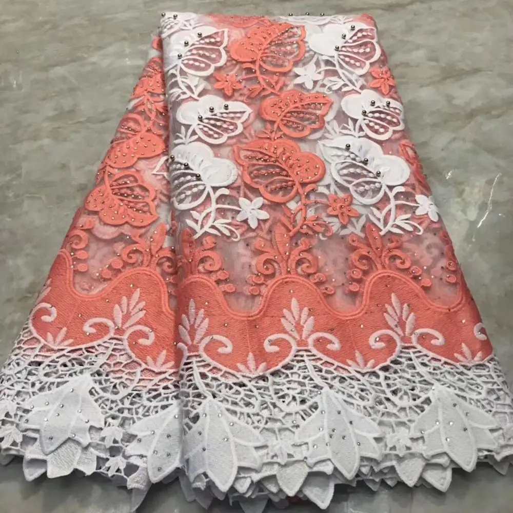 African Lace Fabric 2019 Embroidered Nigerian Laces Bridal High Quality French turquoise Tulle For Women Dres | Дом и сад