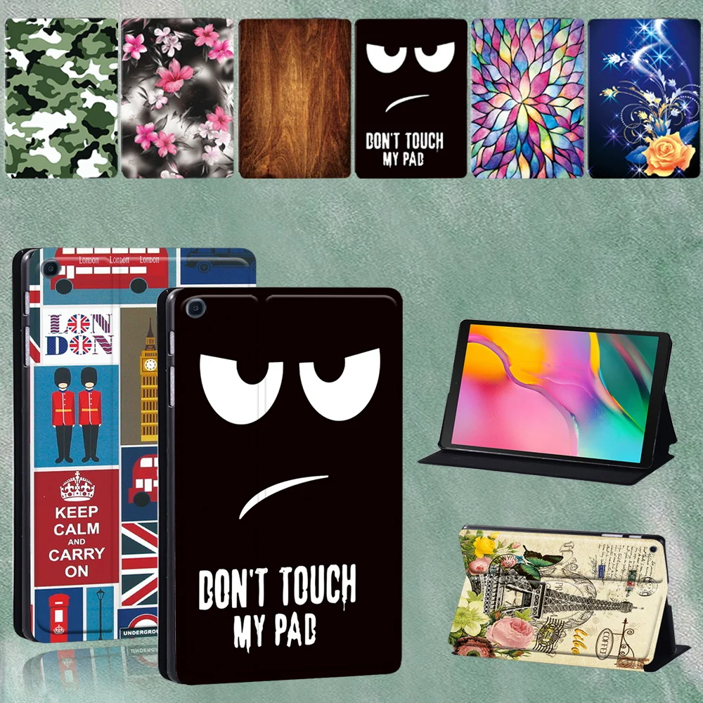 

For Samsung Galaxy Tab A 8.0 Inch 2019 SM-T290 SM-T295 Anti-fall PU Leather High Quality Tablet Case Cover + Stylus