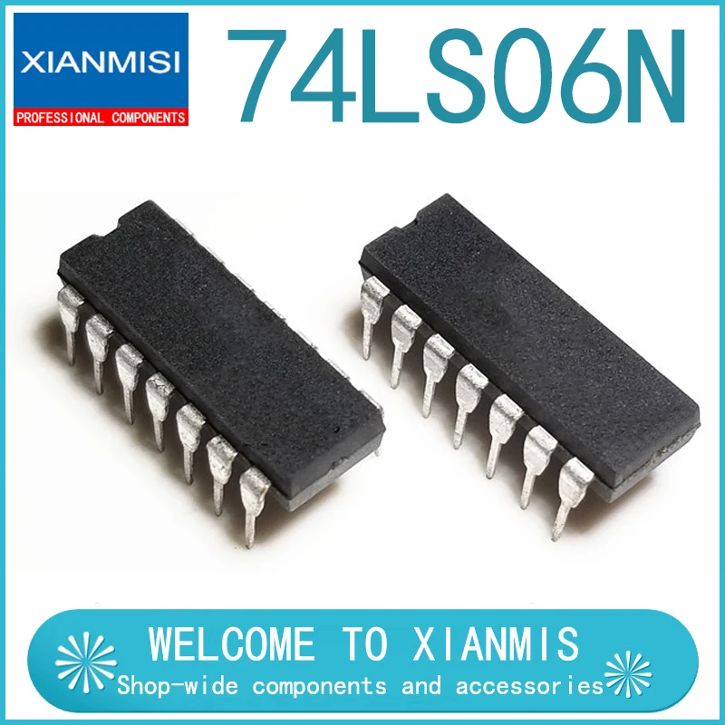 

10 шт. DIP14 SN74LS06N HD74LS06P