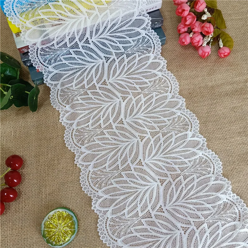 Лента-корсет Женская 20 5 см E2895 цвет белый Шантильи кружевная ткань с широкой