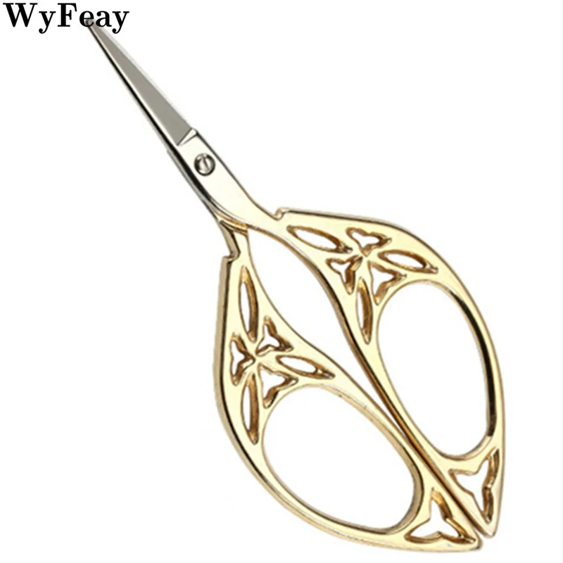 1 шт. Ретро Винтажные ножницы цветочный узор рукоделие вышивка нержавеющая сталь