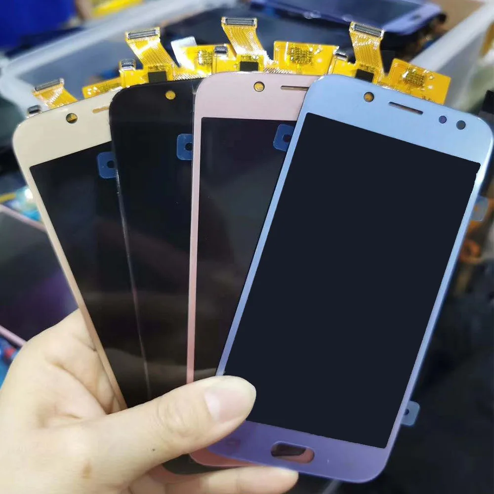 ЖК-дисплей J730 Super Amoled для Samsung Galaxy J7 Pro 2017 J730F с сенсорным экраном и дигитайзером в