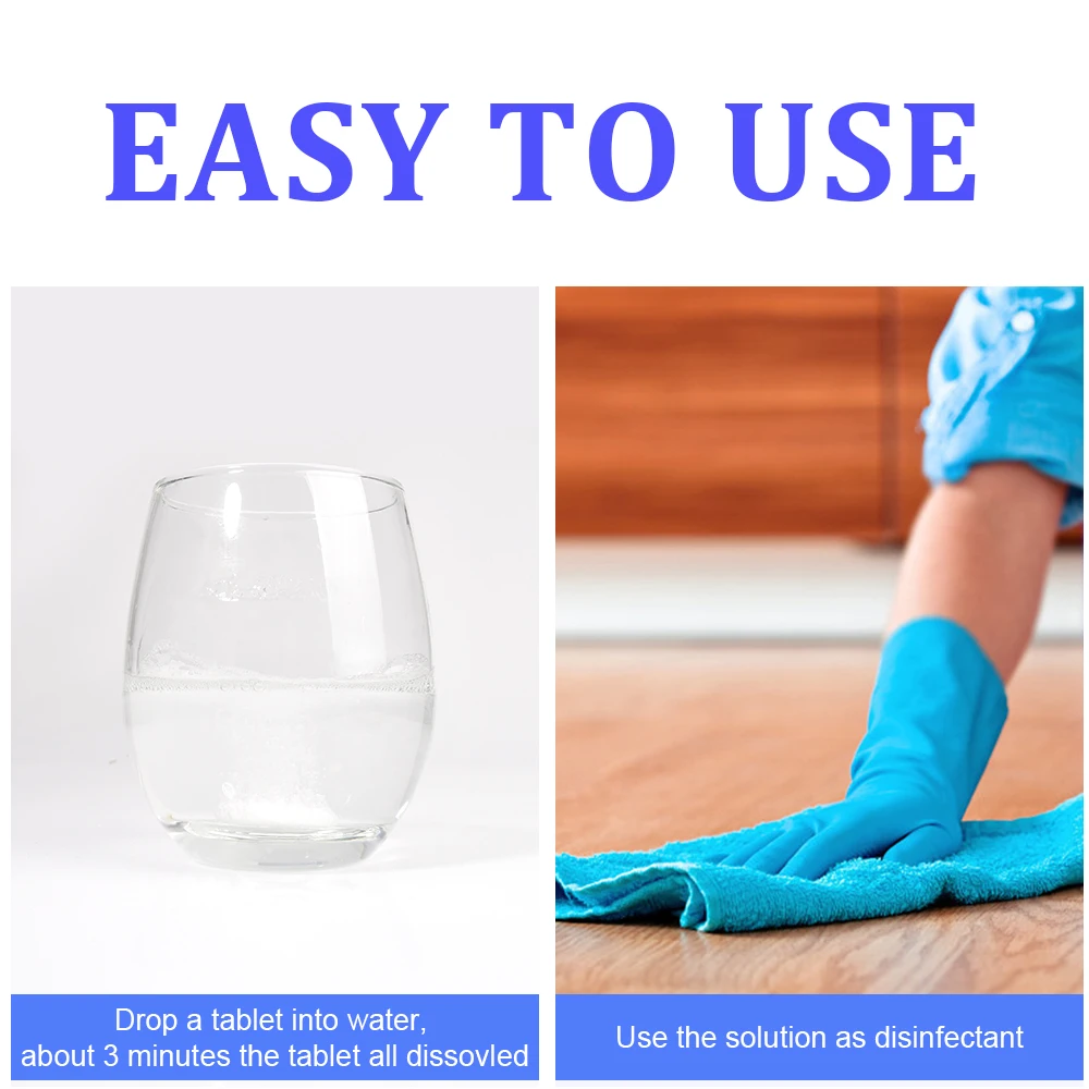 

Y-kelin Household cleaning tablets, purifying effervescent sterilizing agents, mint flavor, not irritating