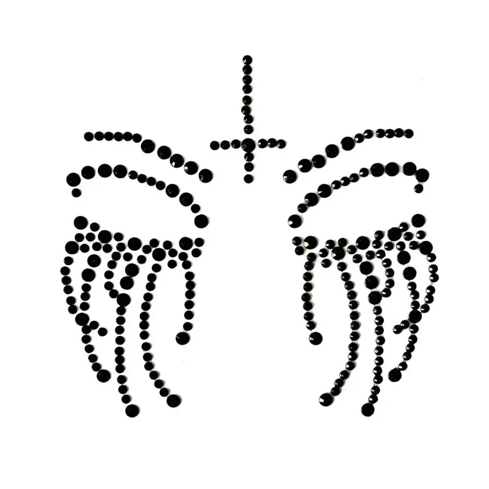 HFG16 стикер для макияжа в стиле тыквы украшение лица декор Хэллоуина подарок на