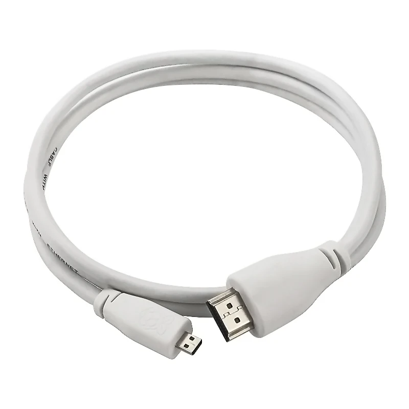 

Официальный видеокабель Raspberry Pi 4Kp60 Micro HDMI-совместимый (A/M) кабель для Raspberry Pi 4 Model B