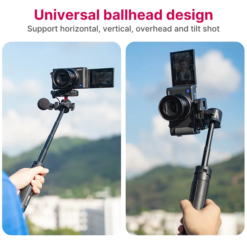 

Ulanzi MT-41 Extend Table Tripod with Quick Swiss Plate Phone Mount Holder Mount DSLR SLR Camera Smartphone Vlog Tripods