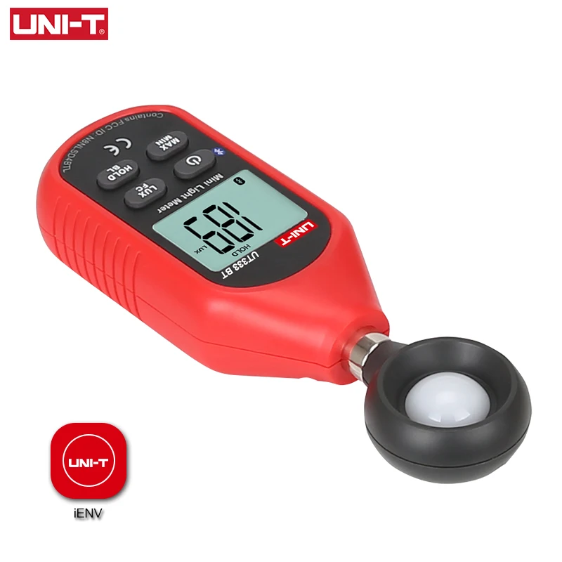 Цифровой Luxmeter UNI T UT383BT Bluetooth светильник меритель освещенности оборудование для