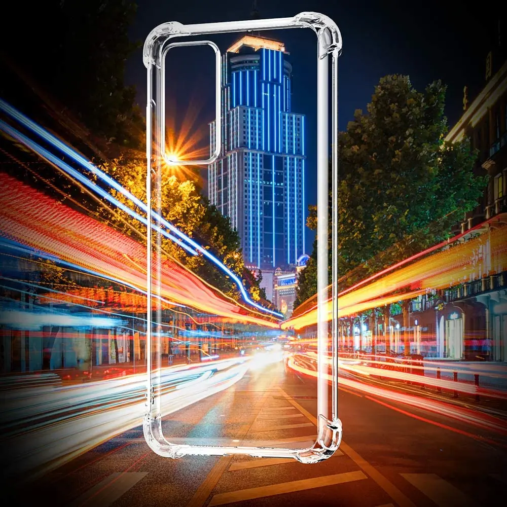 Противоударный чехол-бампер для Huawei P40 Lite E P30 Pro P20 P10 P Smart Z Plus 2019 Nova 3 3i 5T 7i мягкий
