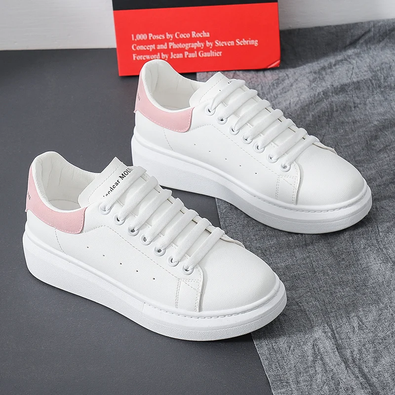 

Spring and autumn women vulcanized shoes fashion casual women shoes breathable all-match white shoes heightened platform shoes
