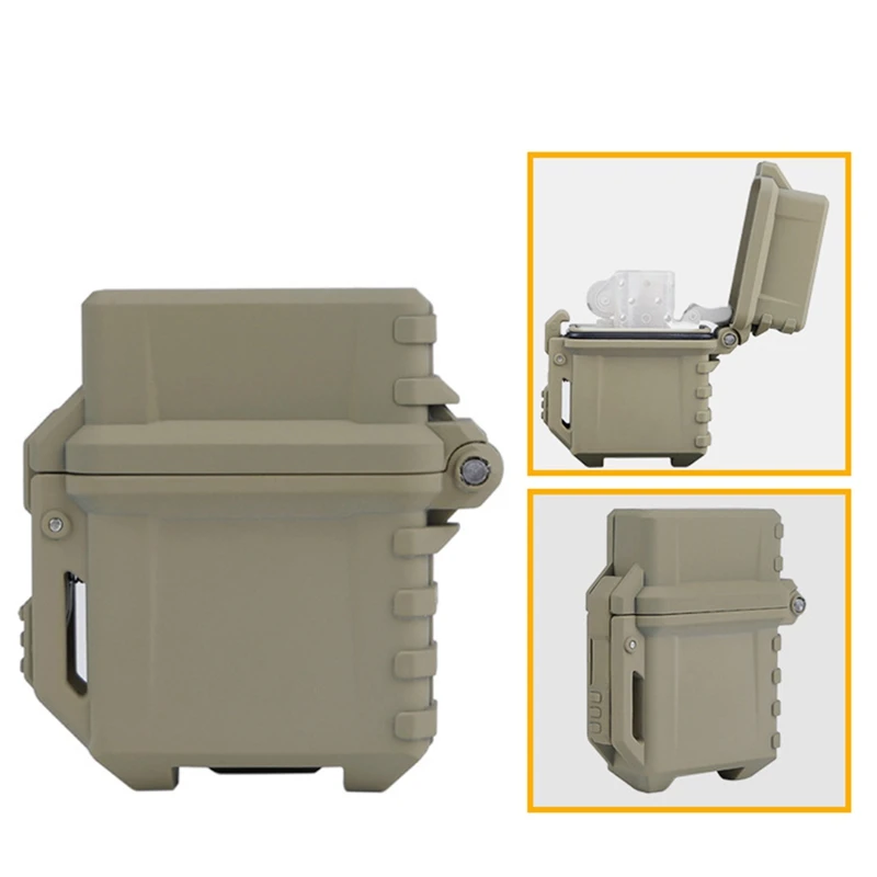 Тактический чехол для хранения зажигалок универсальный портативный контейнер