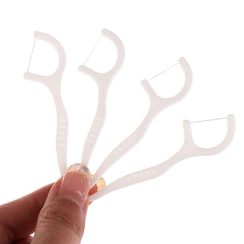 

Dental Water Floss Oral Teeth Pick Tooth Picks ABS Floss Dental Flosser Oral Hygiene Dental Sticks 30Pcs/Bag