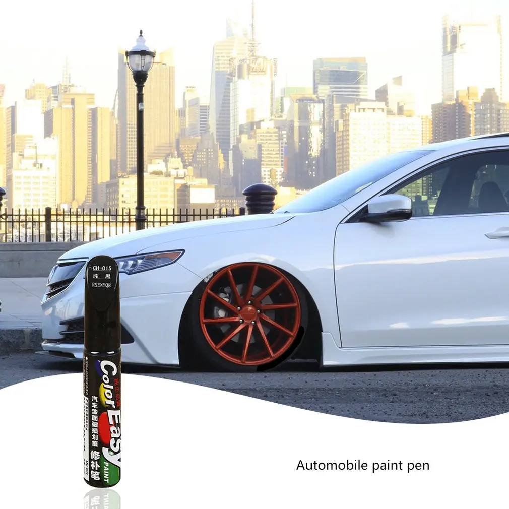

New Car Touch Up Pen Set Car Paint Surface Repair Scratch Repair Paint White Gray Black Red Mixed Color Paint Pen