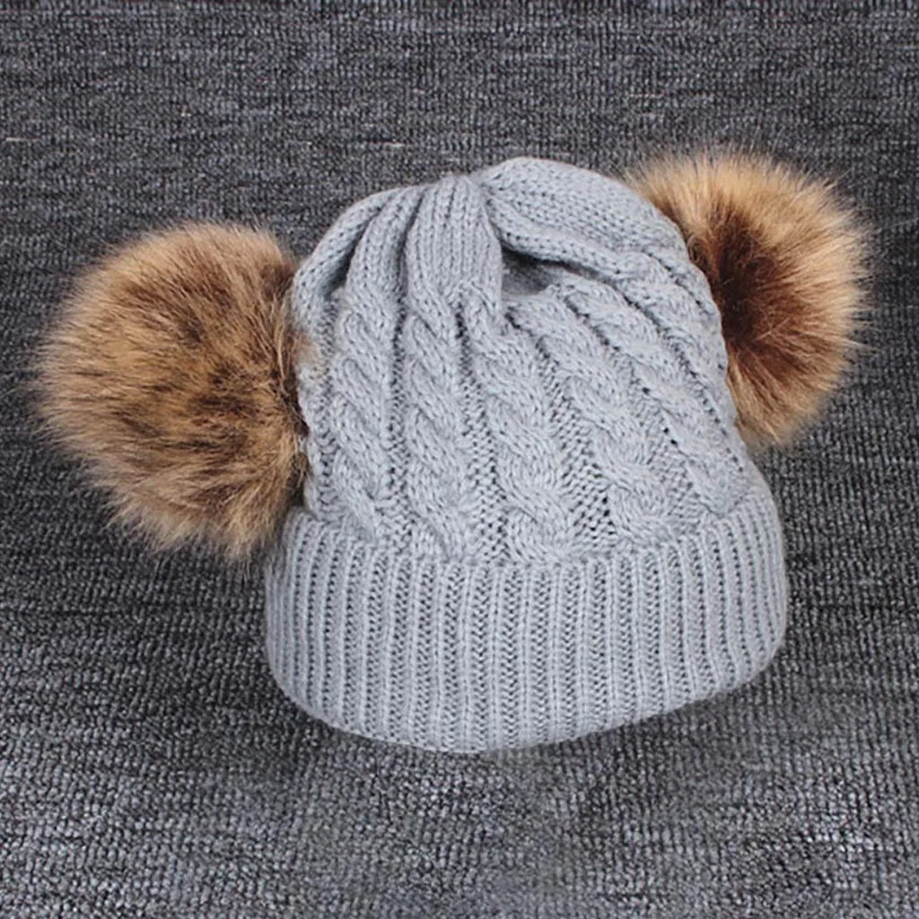 2 шт. детский зимний комплект из шапки и шарфа | Детская одежда обувь