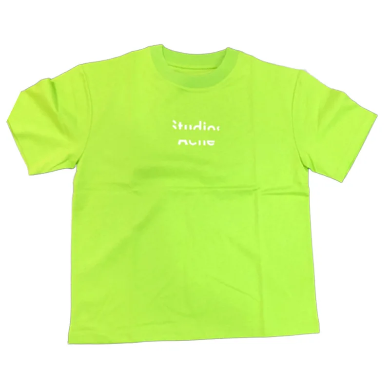 

Green Purple Black Three-color Letter T-shirt 2020 Spring New Solid Color Round Neck Loose Casual Women's T-shirt