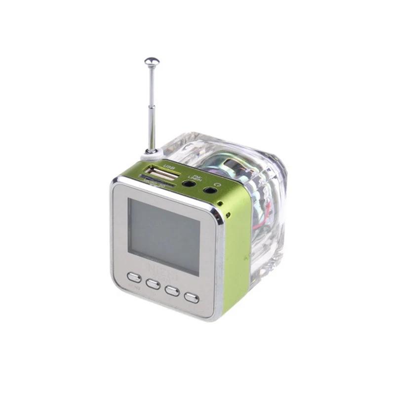 ЖК-дисплей со светодиодный Ной подсветкой мини mp3-плеер динамик TF карта FM TT028