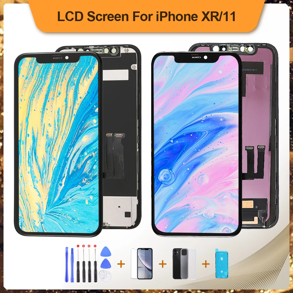 

ЖК-дисплей для iPhone XR 11 с сенсорным 3D дигитайзером в сборе