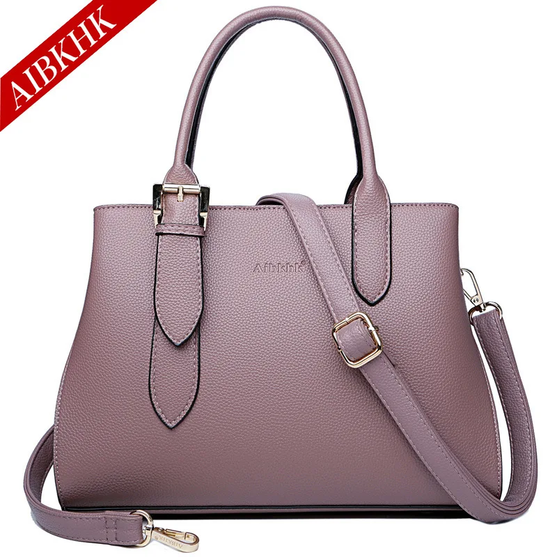 S9217-Purple Роскошные брендовые сумки из натуральной кожи, повседневные сумки через плечо для женщин, модные женские сумки через плечо, сумка-мессенджер - Цвет: S9217-Purple