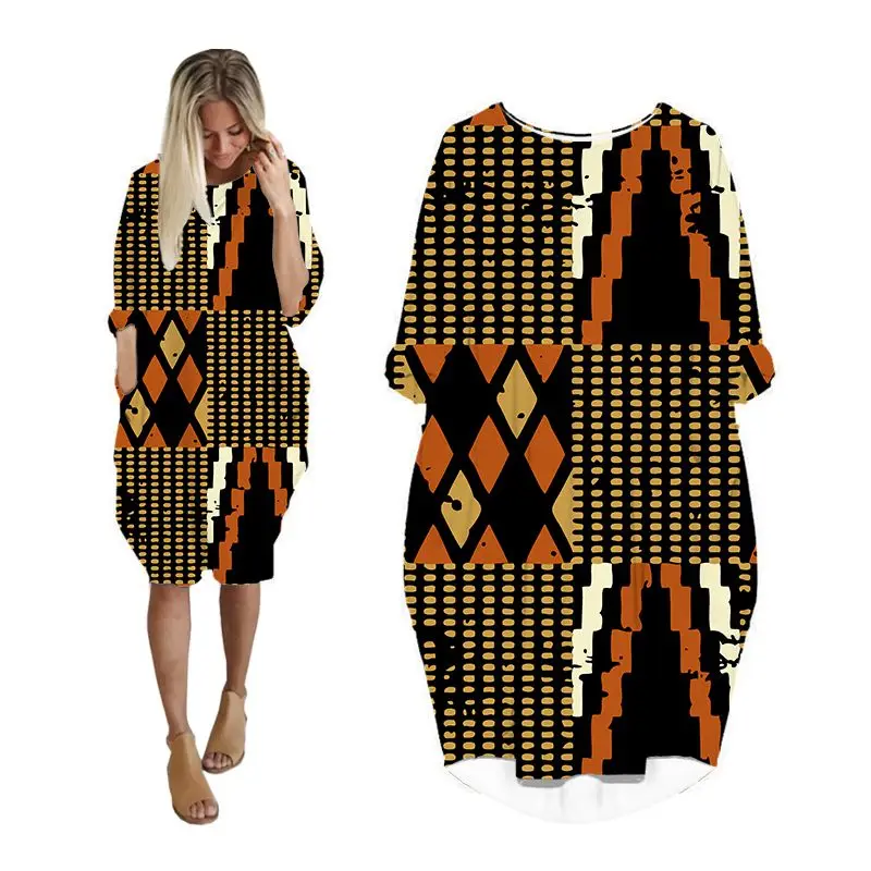 Женское платье макси с леопардовым принтом и длинным рукавом| |