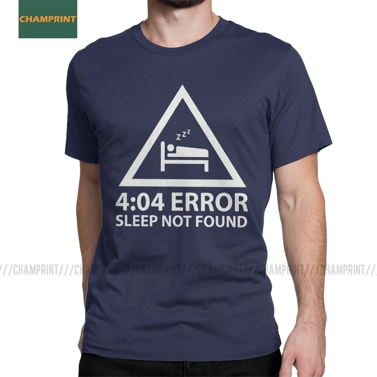 Мужские футболки 404 ошибка сна не нашли программатора хлопковые с коротким