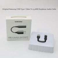 for sam sung type c to 3 5mm aux headphones adapter for samsung note 10 plus a90 a80 a60 type c to 3 5 jack earphone audio cable