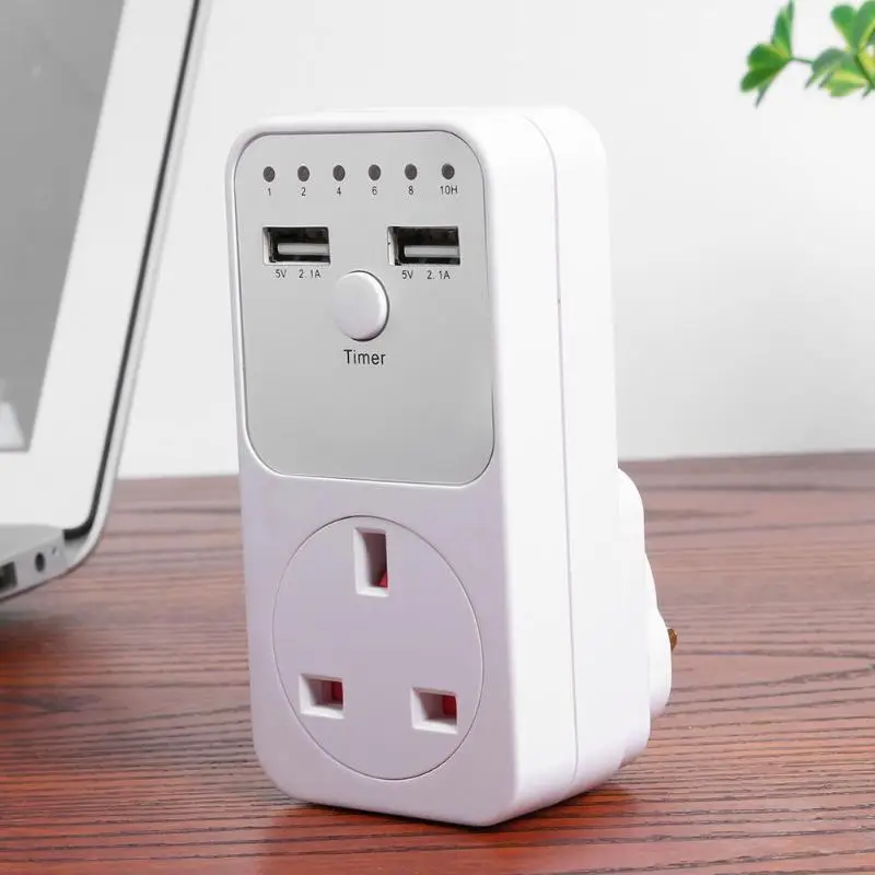 Розетка с таймером AU UK FR EU розетка с таймером USB зарядное устройство адаптер Электронный цифровой переключатель Интеллектуальная настройка обратного отсчета
