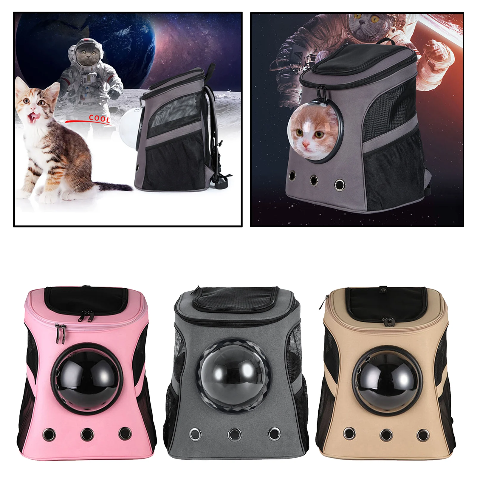 

Роскошная переноска для домашних животных, рюкзак в виде капсулы для маленьких собак, сумка для переноски щенков, для путешествий, пеших про...