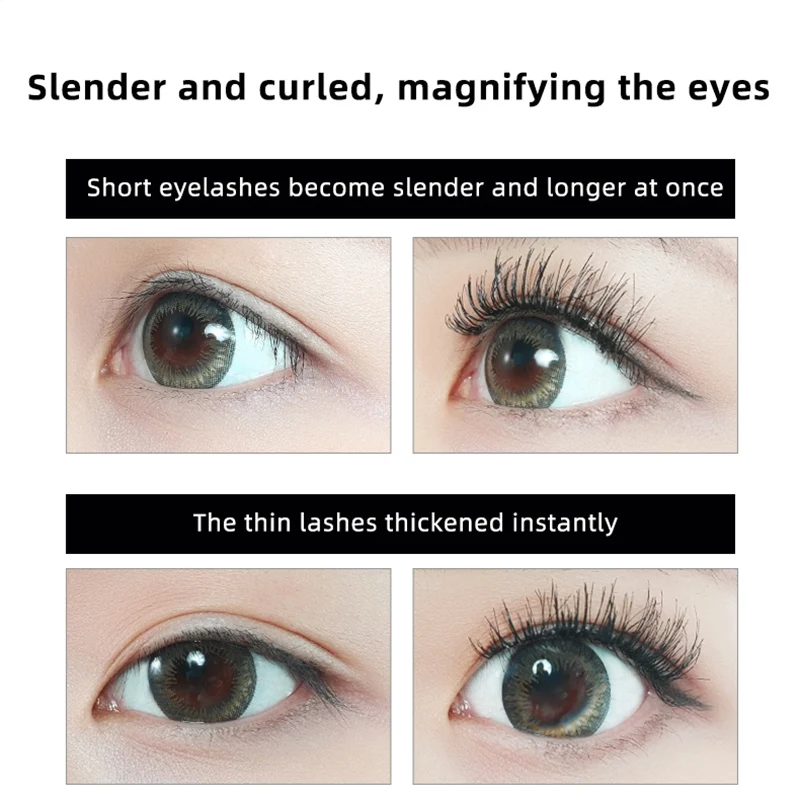 Широкий угол вращения тушь для ресниц водоСТОЙКАЯ неголовокружная долговечная