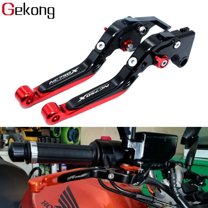 

For HONDA NC750 NC750S NC750X NC 750S/X 2016 2017 2018 Motorcycle Accessories CNC Folding Extendable Brake Clutch Levers