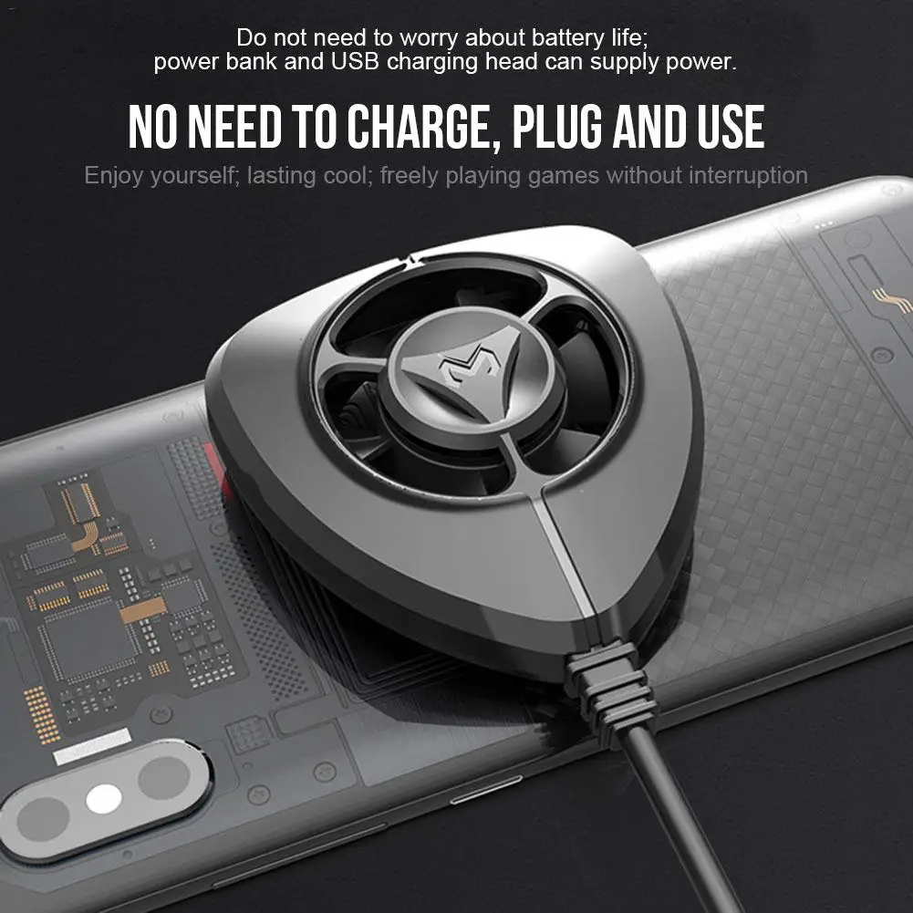 Portable Cooling Fan Gamepad Game Handle Radiator Mobile Phone Cooler Mini Fans For IPhone Samsung Huawei Xiaomi IY335 | Мобильные