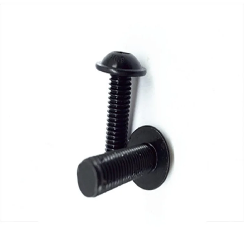 

10pcs M6 M8 Bolt Socket Flange Button Head Screws 10.9 High Tensile Black Allen Bolts GB7380.2 L=10-30mm